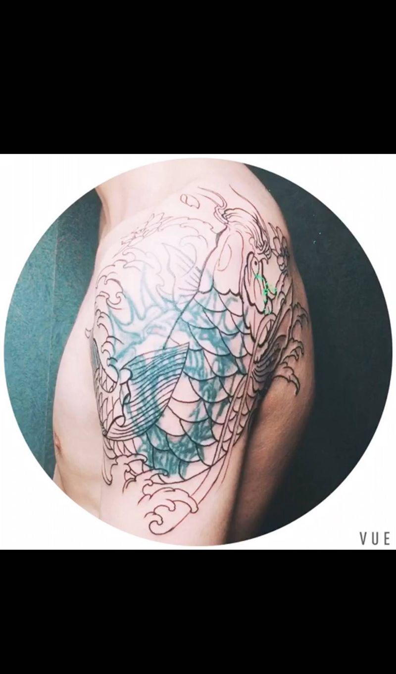 遮盖旧图纹身图片