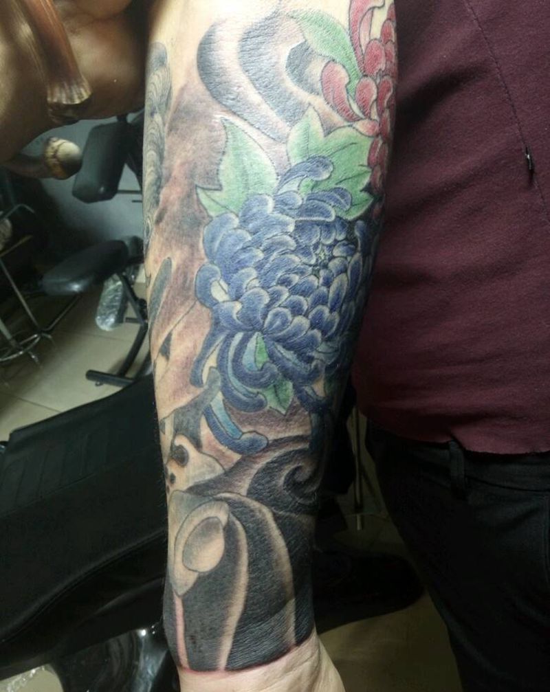 小臂内饰纹身图片