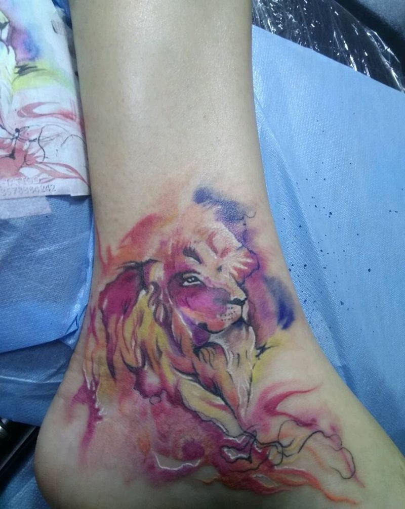 水彩纹身纹身图片