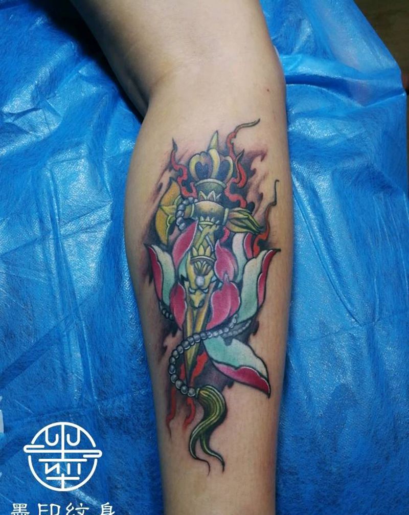 改图 金刚杵纹身图片