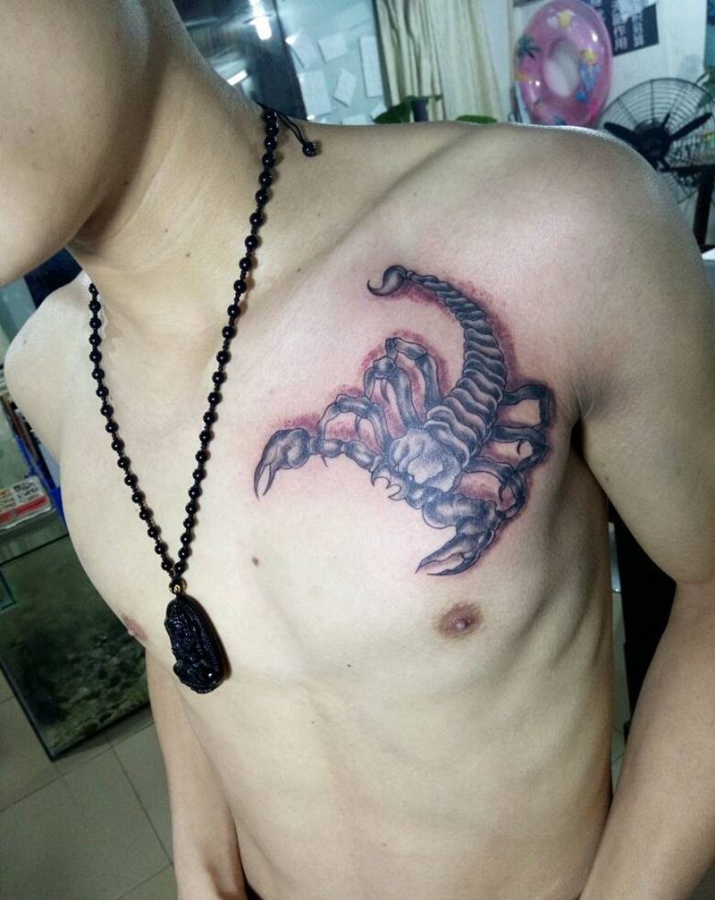 蝎子纹身图片