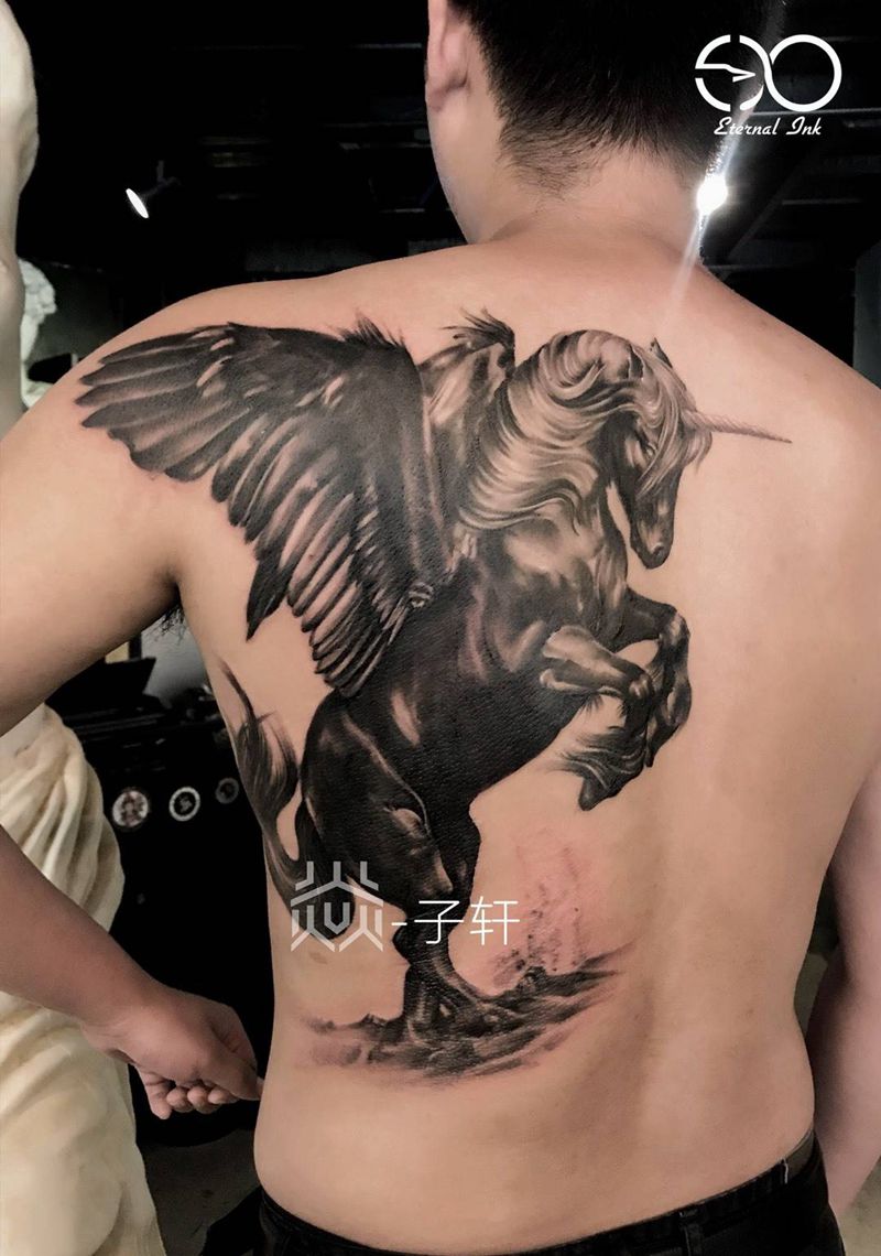 我的作品纹身图片_欧美传统习俗肖像清新写实国画中国风欧美纹身图案