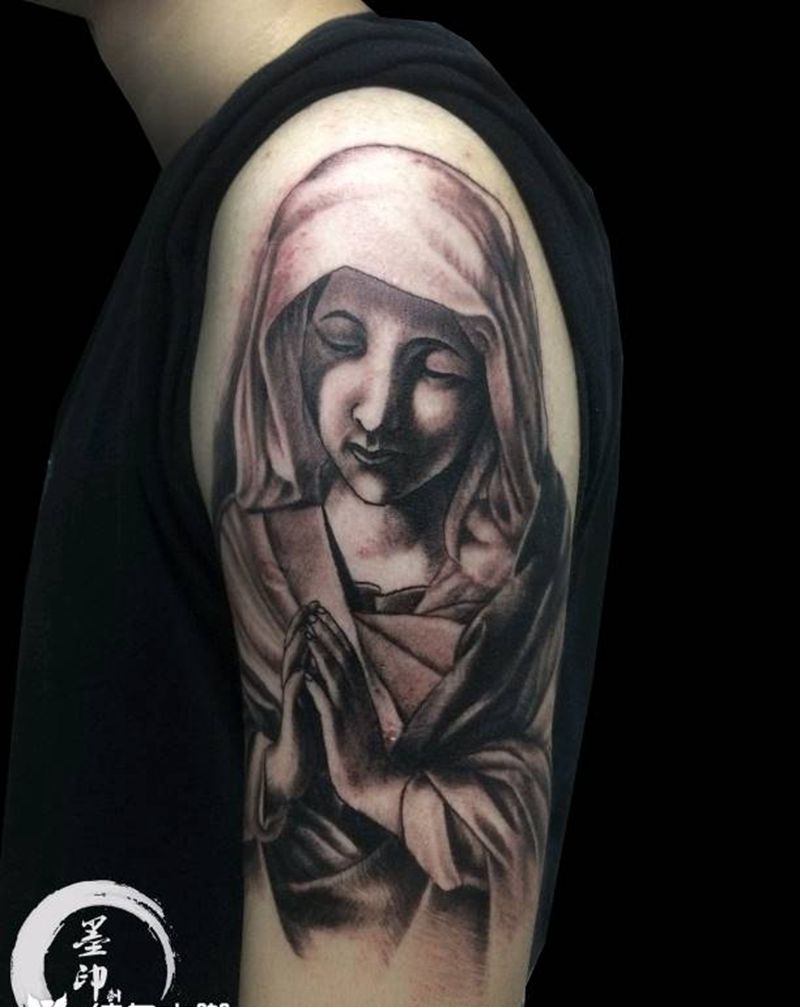 圣母纹身图片
