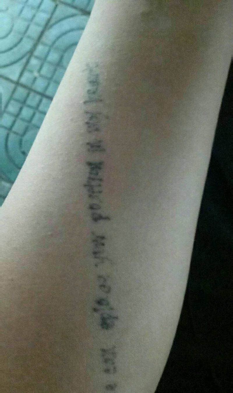 英文遮盖纹身图片_手臂传统植物成品纹身图案