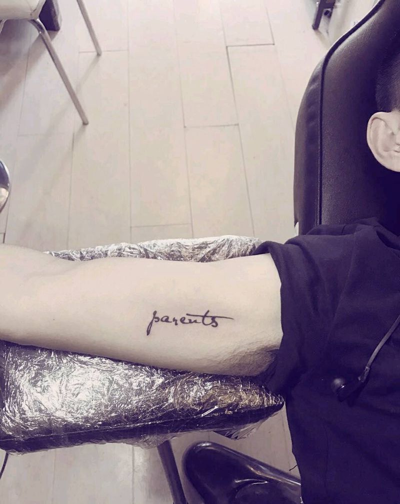 小清新纹身图片_手臂手部清新几何字符植物原创纹身图案