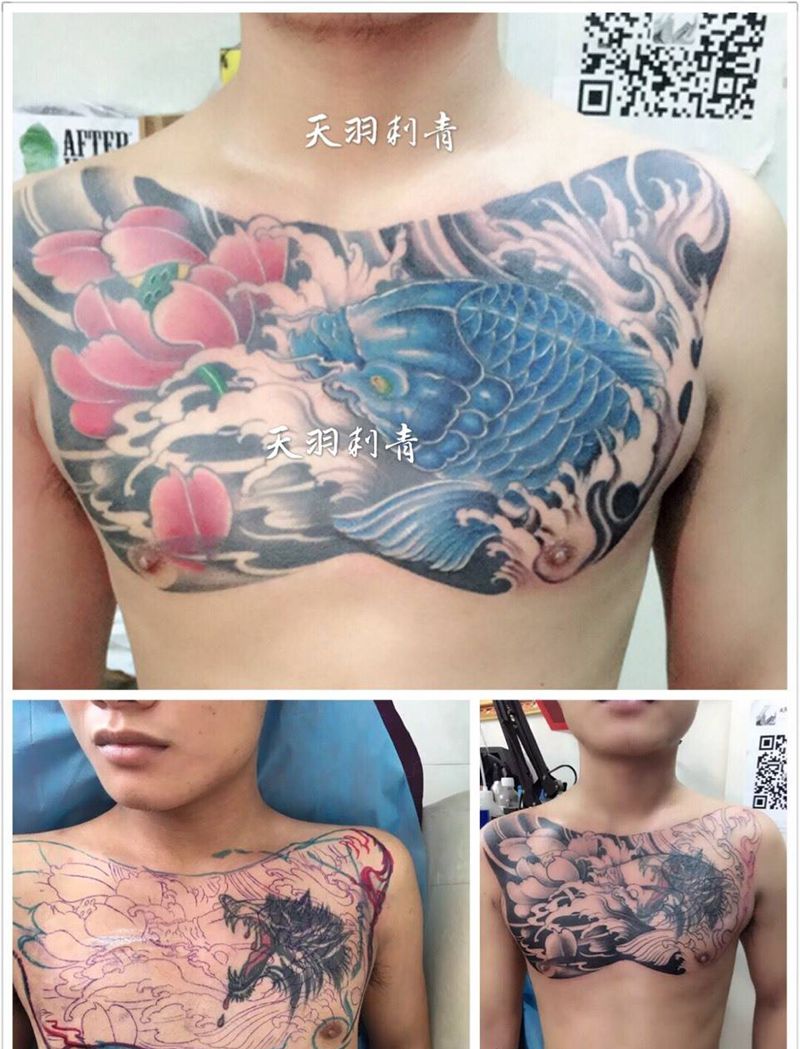 随意抽选几幅小作纹身图片