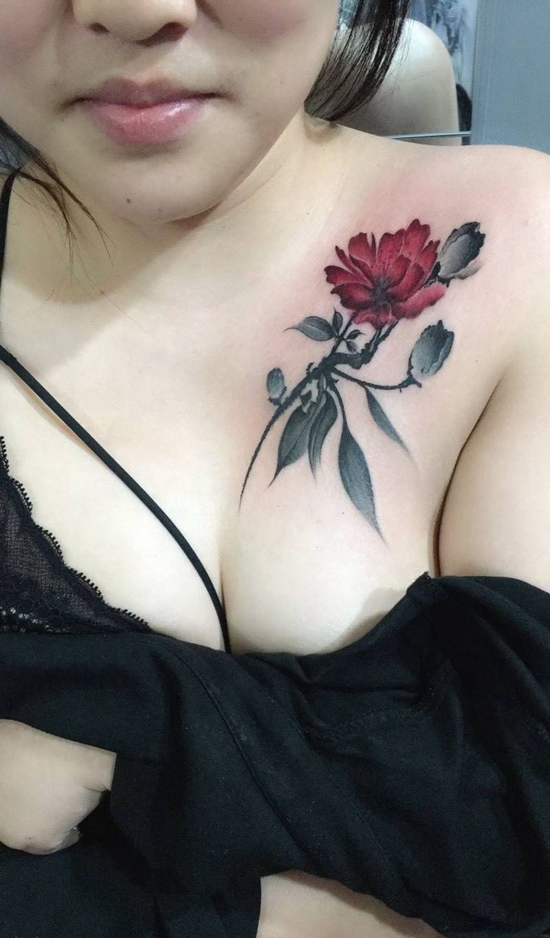 遮盖旧图纹身图片