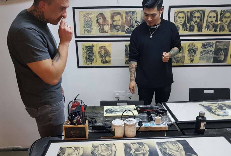 招募模特免费纹身图片_新传统欧美写实纹身图案