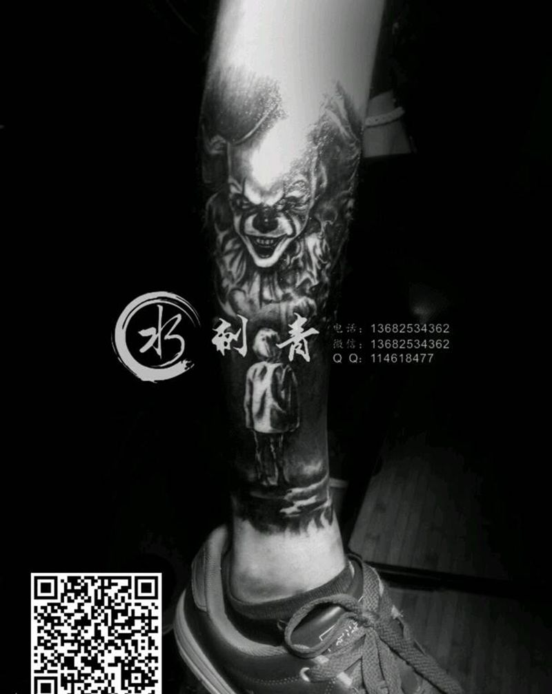 小丑纹身图片