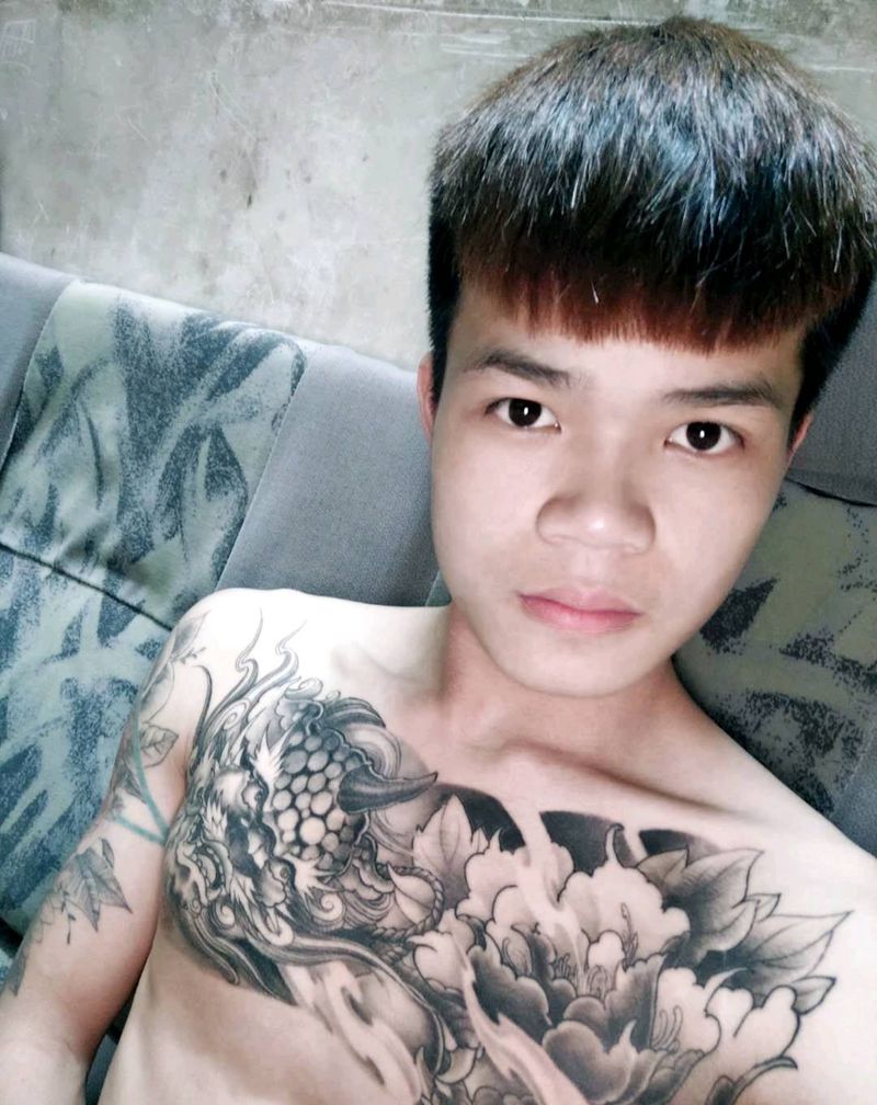 花胸 恢复后纹身图片