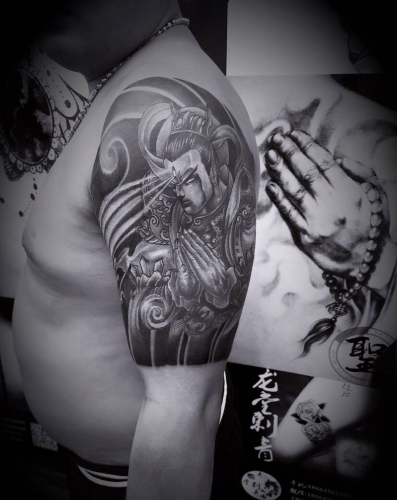 恢复后的大臂纹身图片