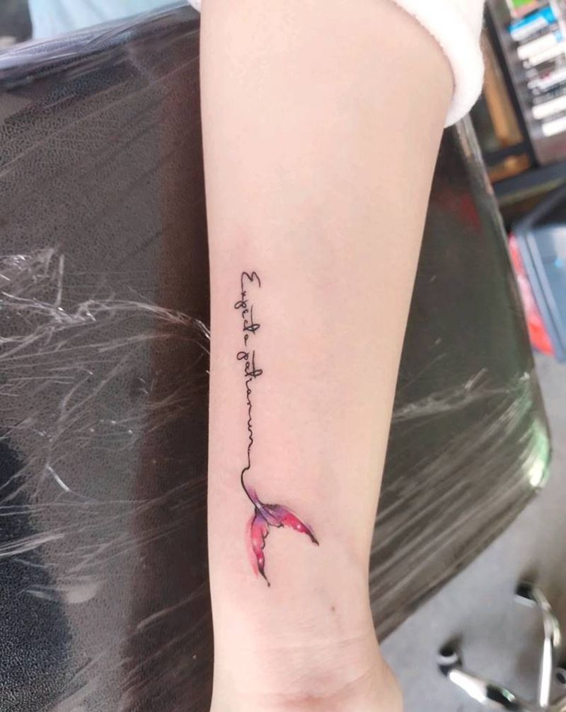 小清新纹身图片_手臂纹身图案