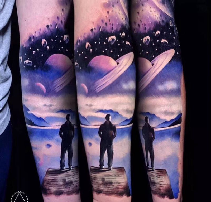 欧美纹身图片_欧美写实纹身图案