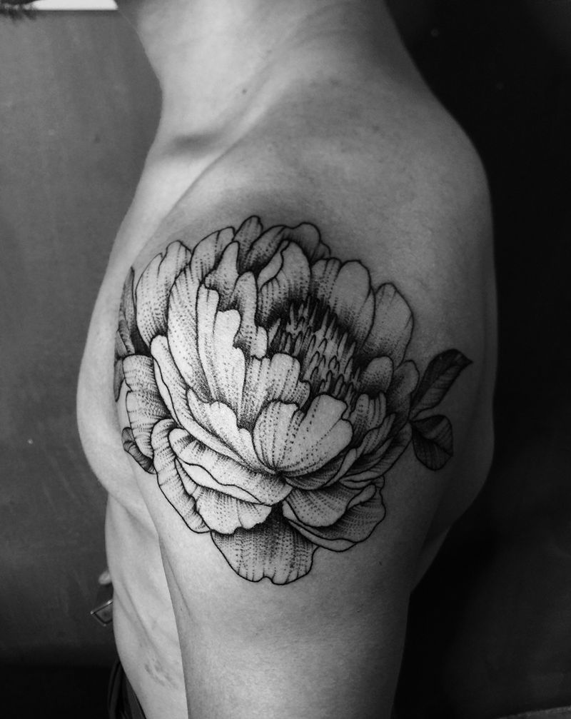 素花纹身图片_手臂纹身图案