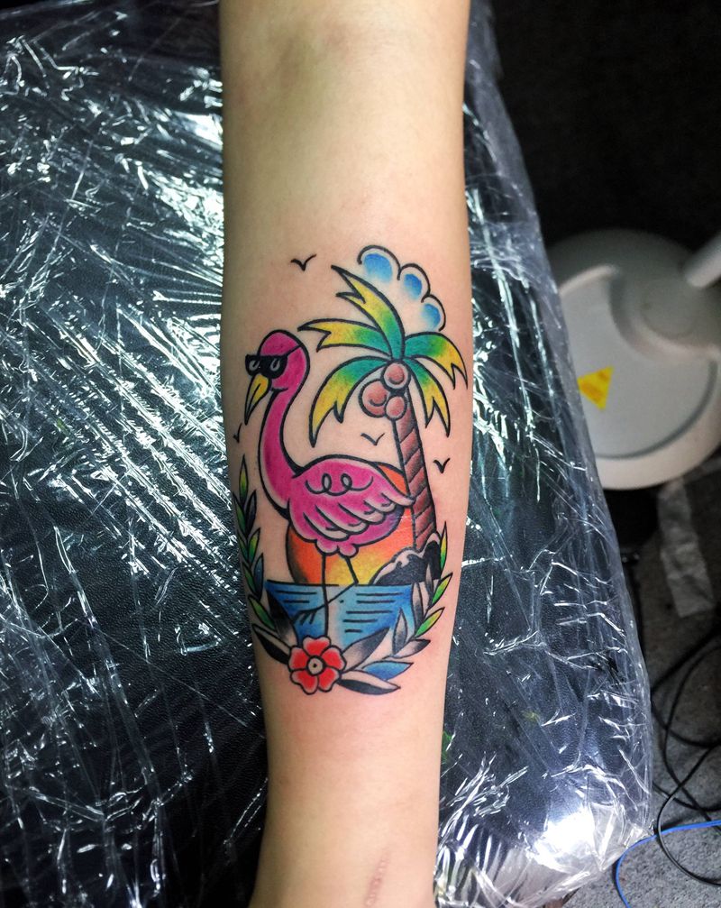 遮盖疤痕纹身图片_手臂纹身图案