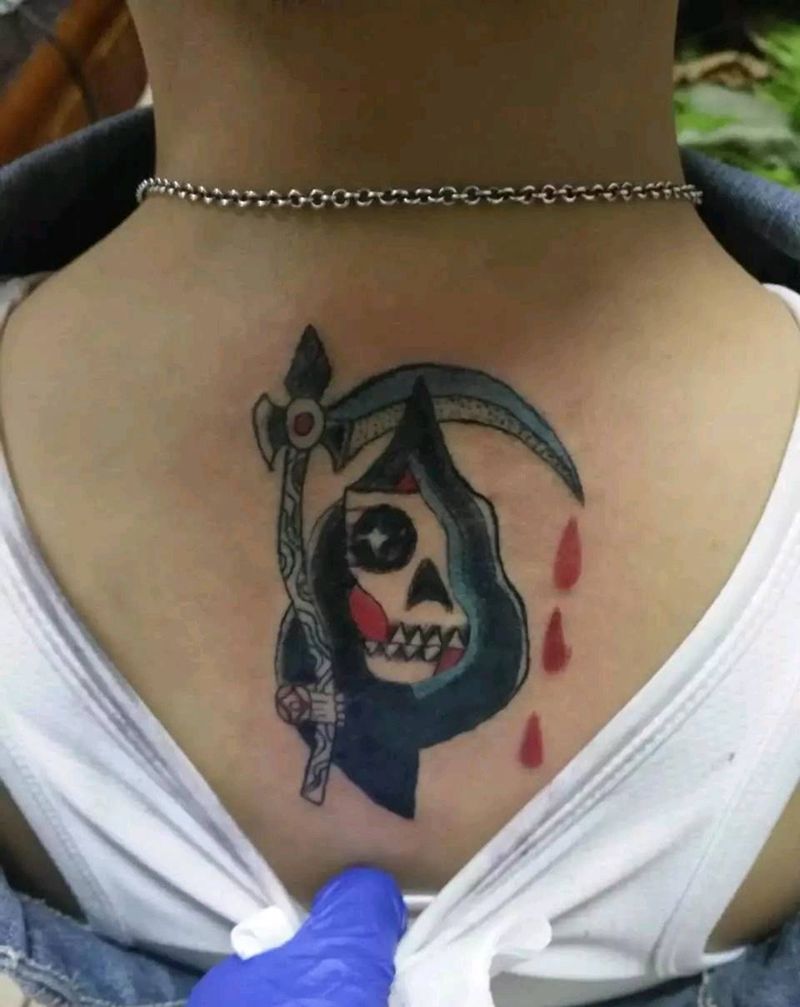 死神纹身图片