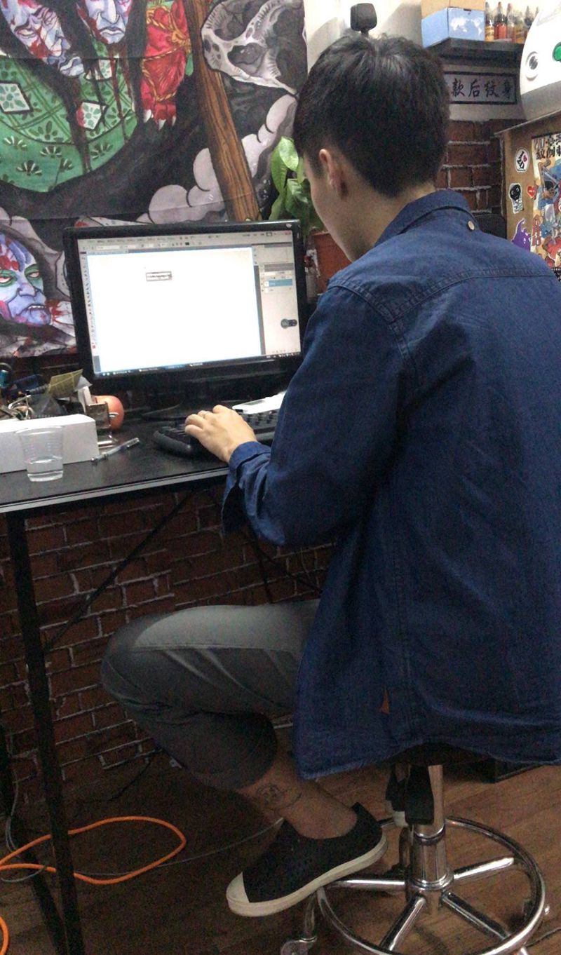 工作照纹身图片