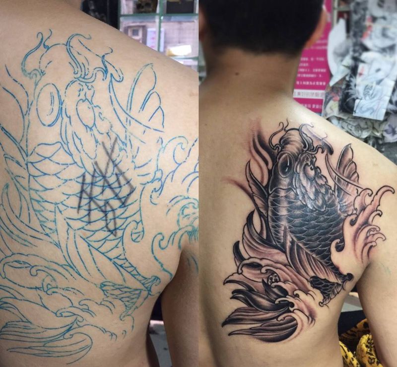 再见前任纹身图片