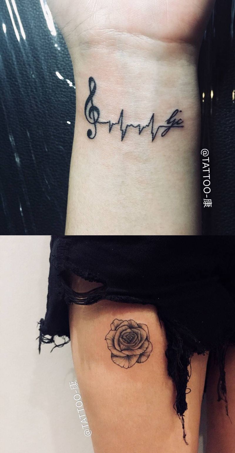 小清新纹身图片