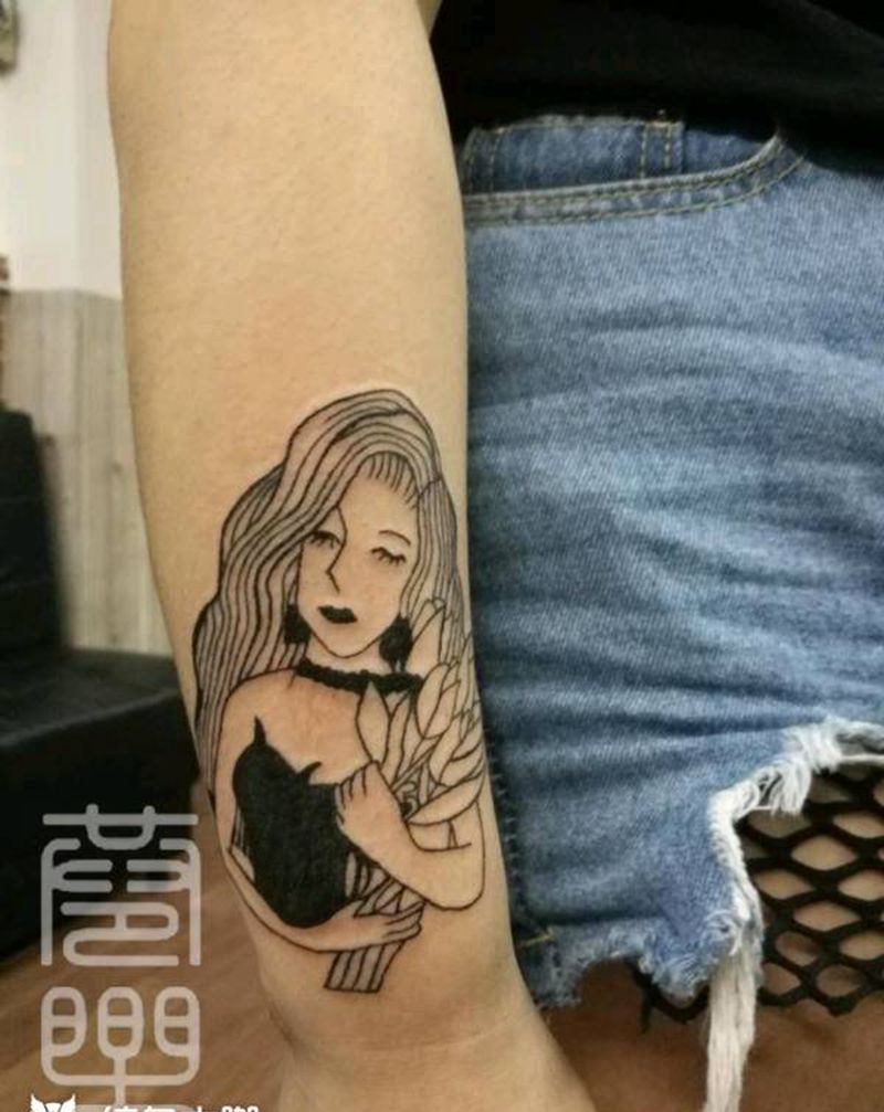 欧美school纹身图片