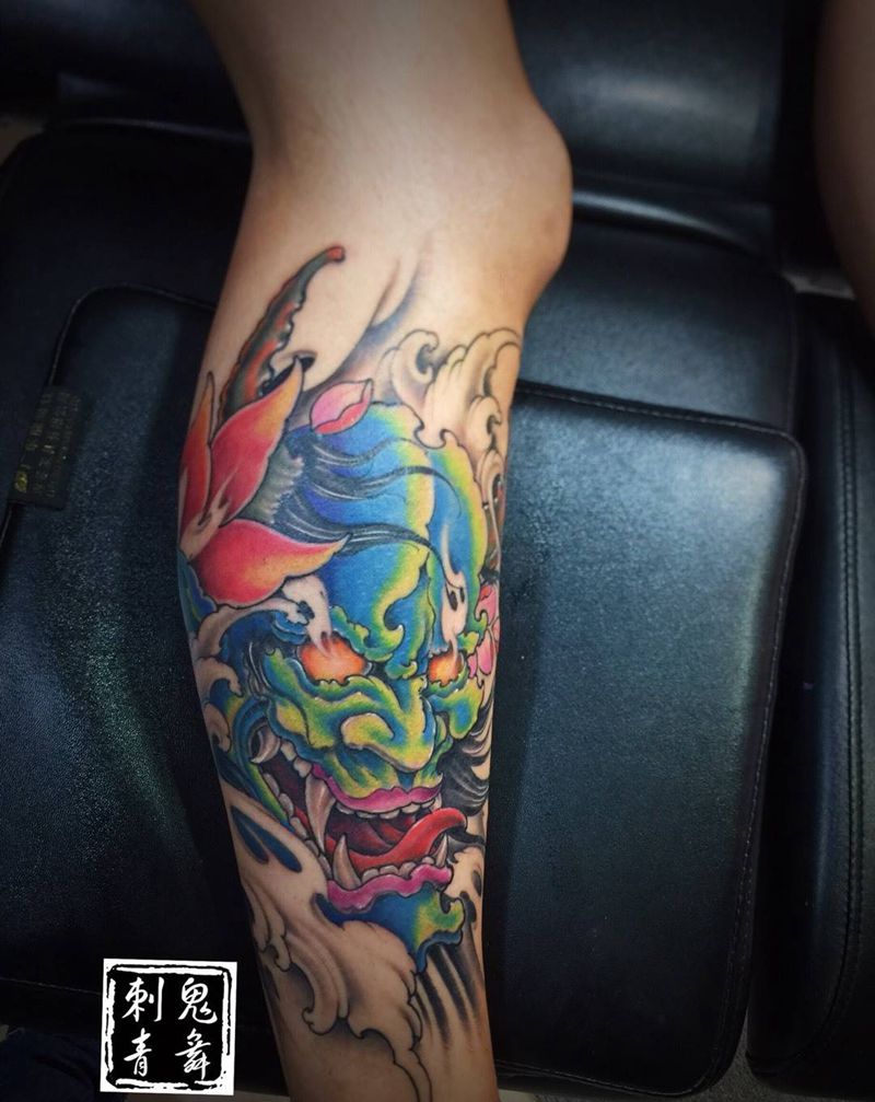 钟爱般若纹身图片