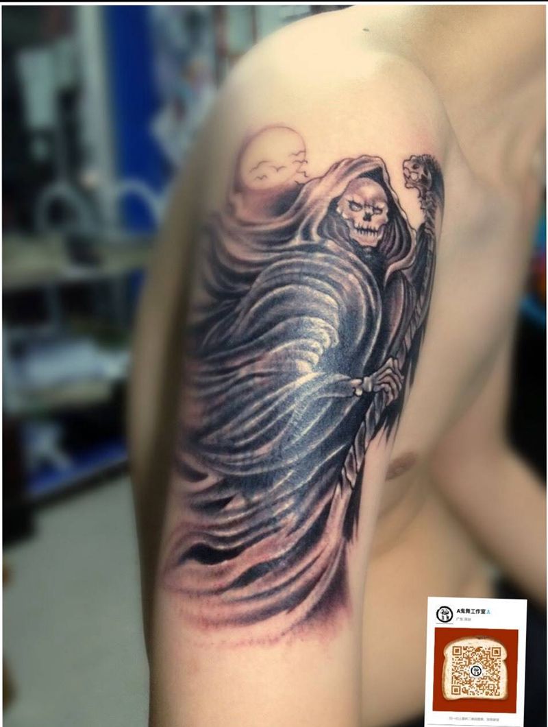 死神纹身图片