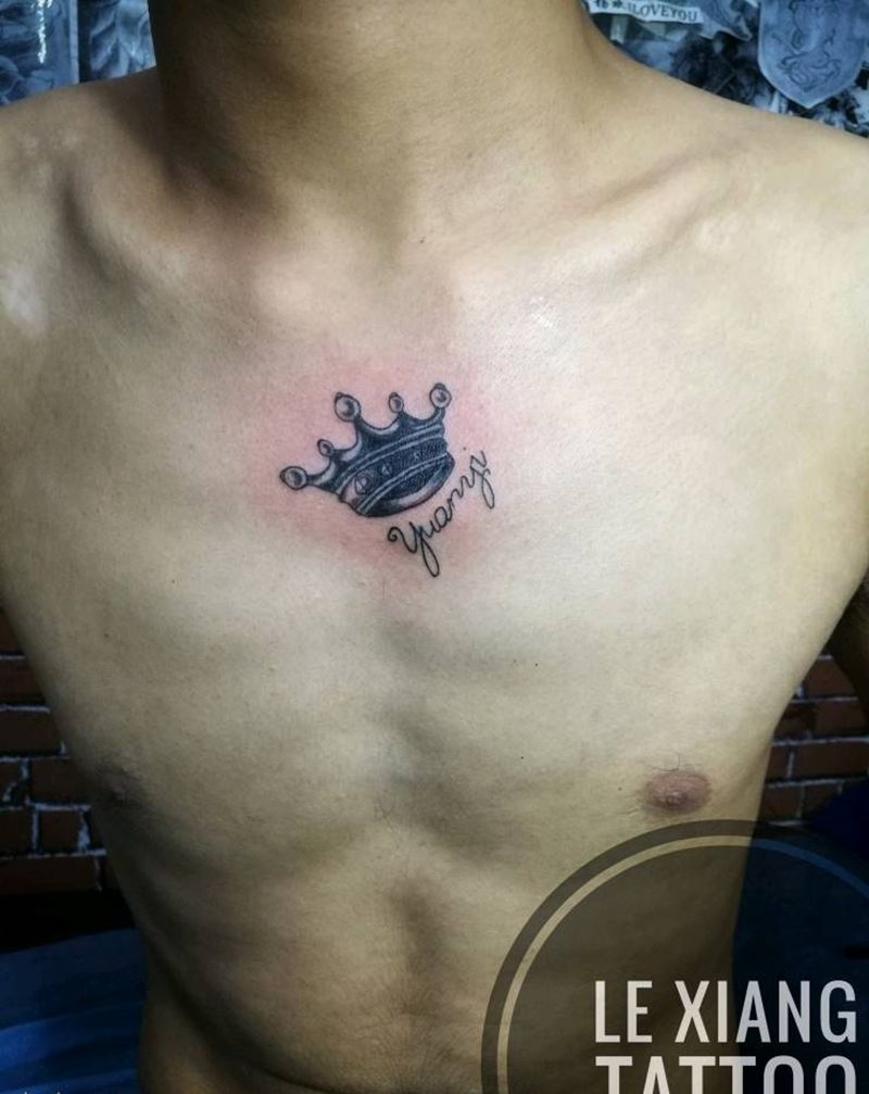 皇冠纹身图片