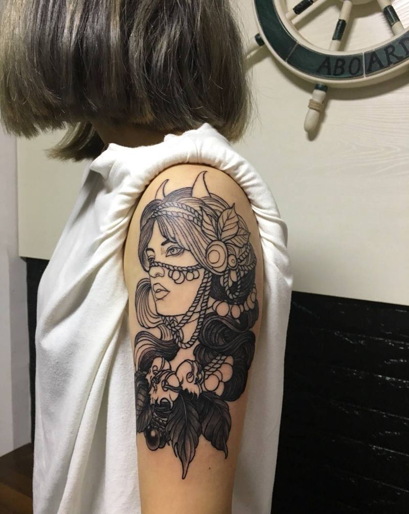 未完待续纹身图片_手臂人物纹身图案