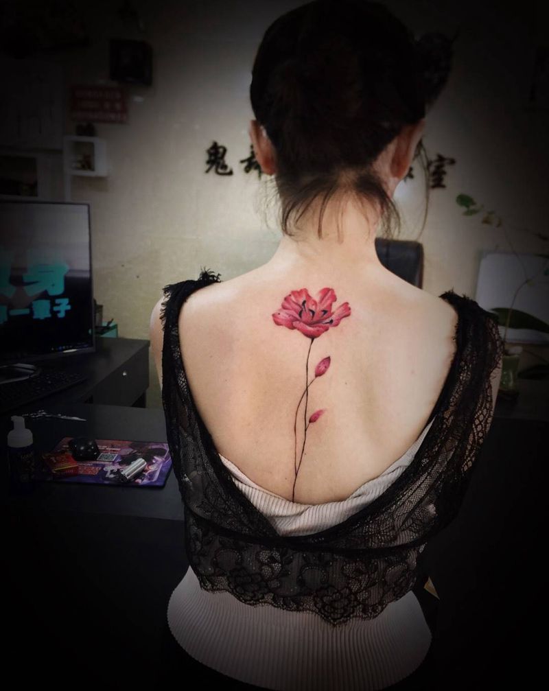 背影杀手纹身图片