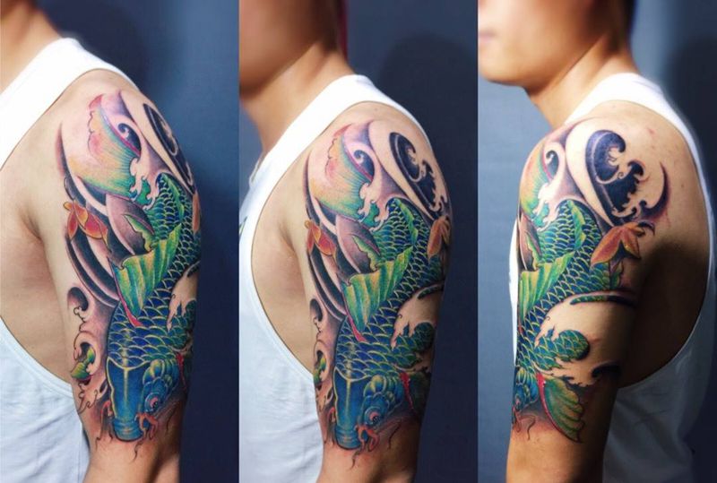 遮盖蝎子纹身图片