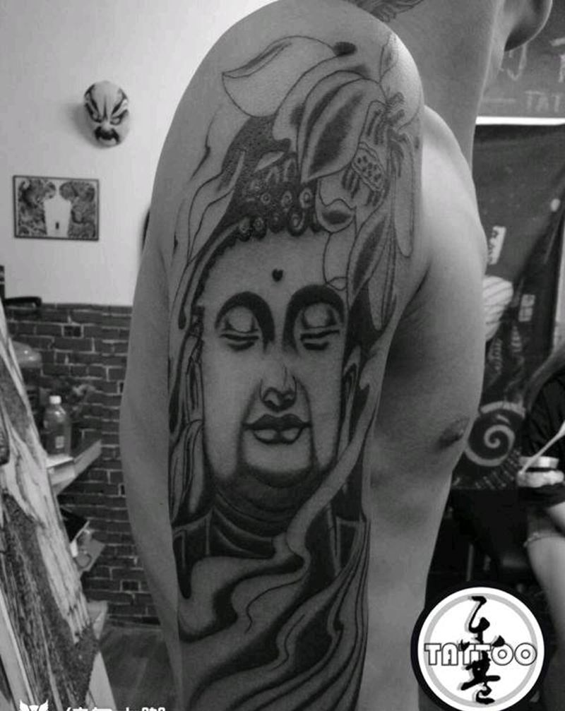佛纹身图片