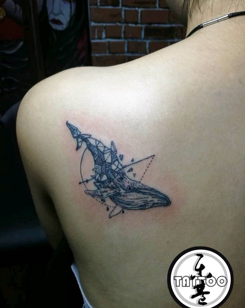 鲸鱼纹身图片
