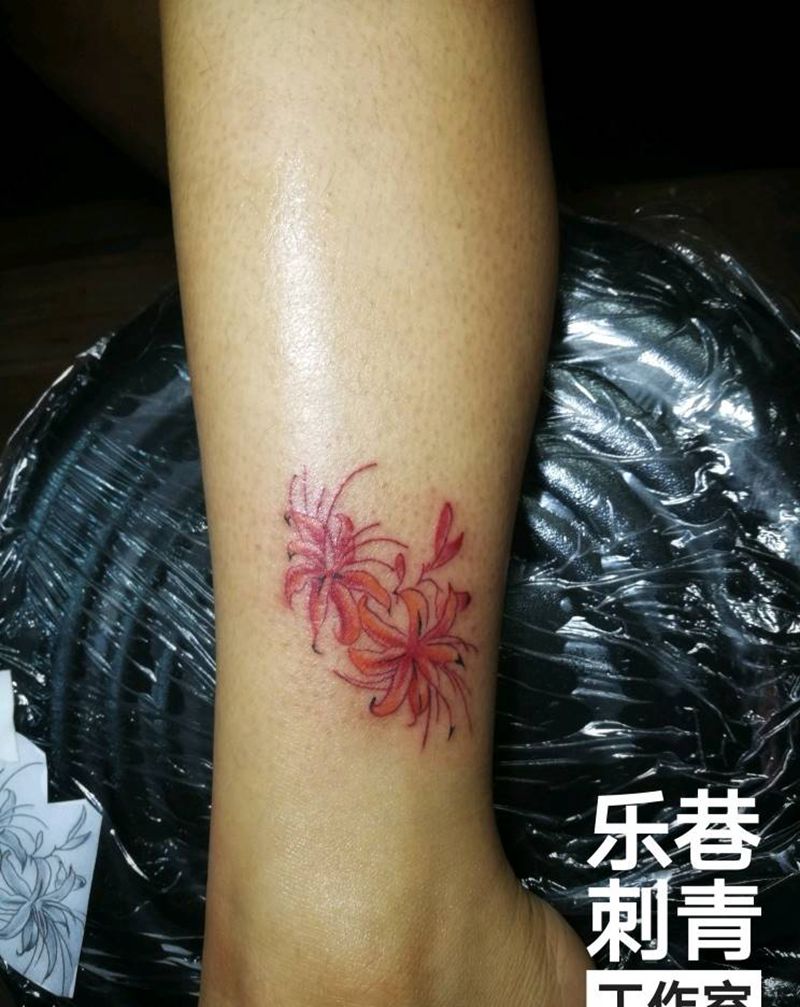 罂粟花纹身图片