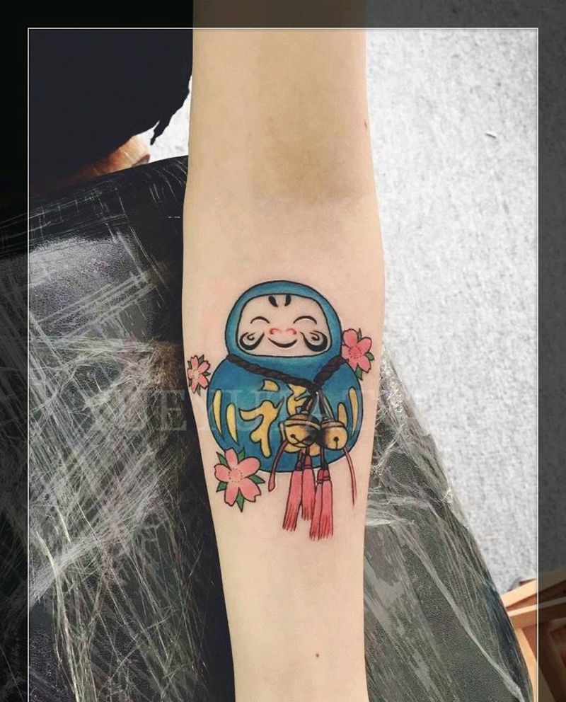 福娃纹身图片_手臂新传统纹身图案