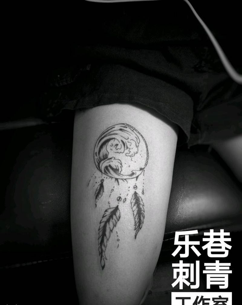 捕梦网纹身图片