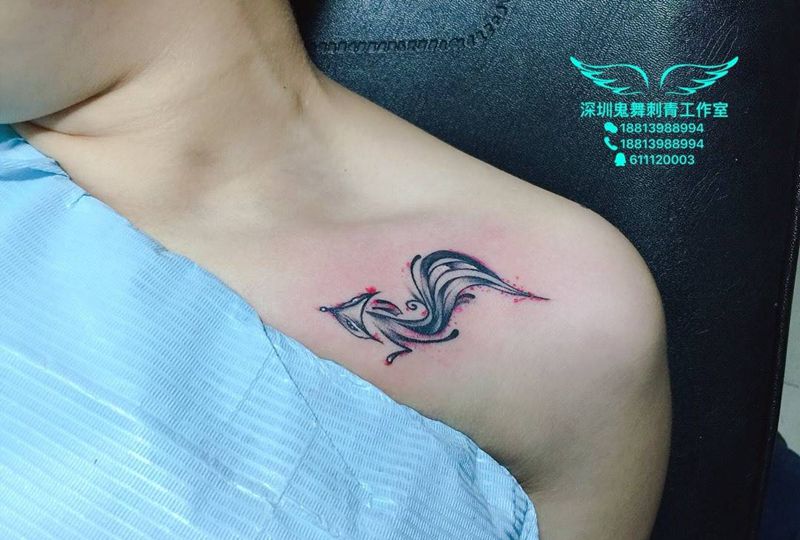 圆7完成纹身图片