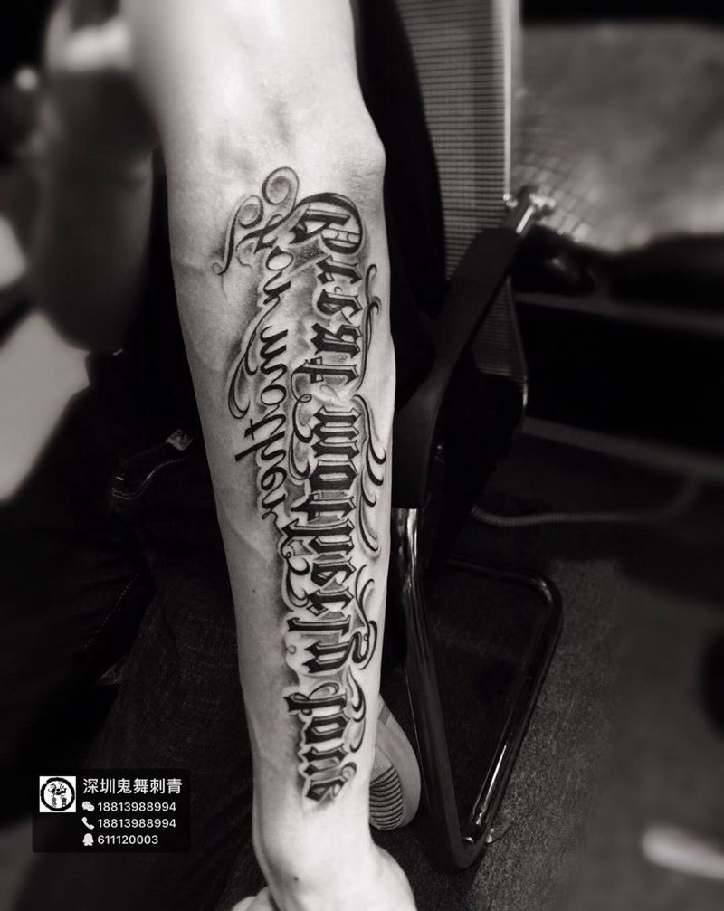 英文纹身图片