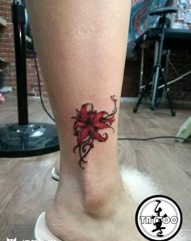 地狱之花纹身图片