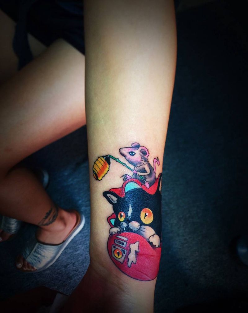 盖疤痕纹身图片