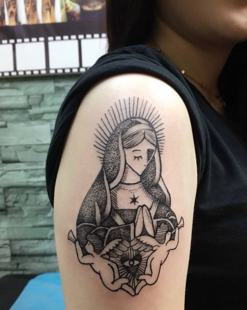 剩女纹身图片_成品手臂清新人物纹身图案