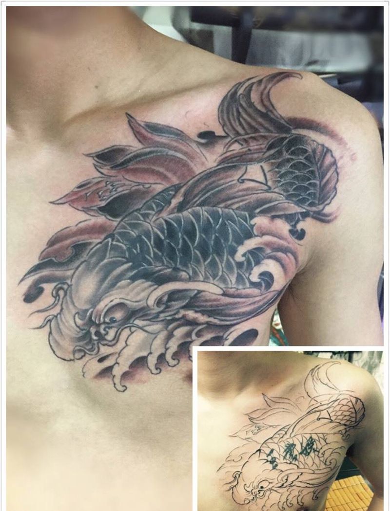 遮盖前女友纹身图片