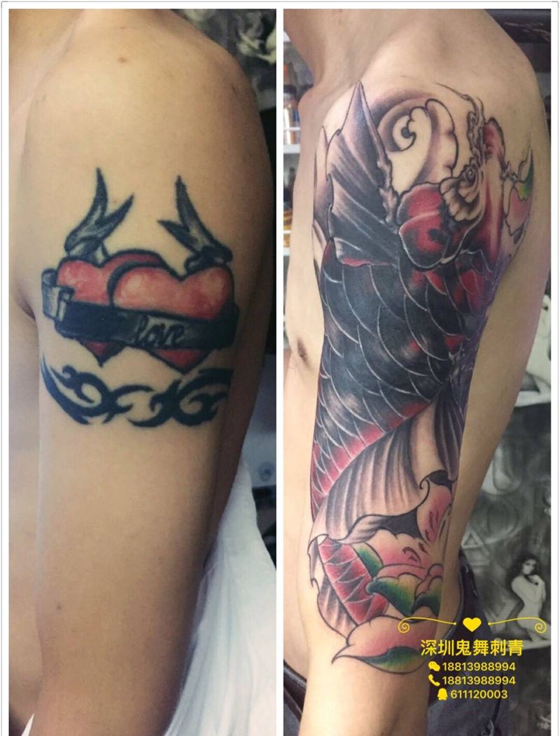 遮盖失败纹身纹身图片