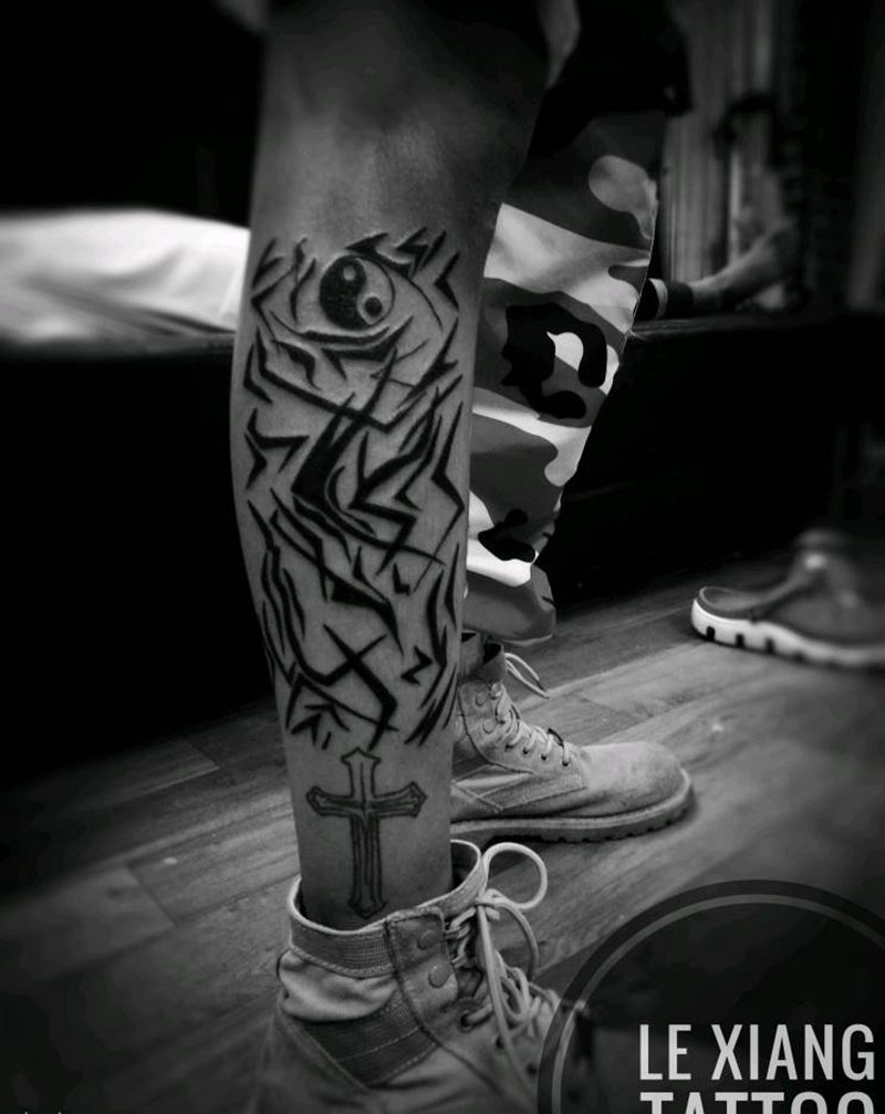 图腾完成纹身图片
