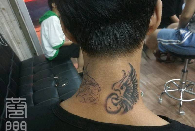 未完成纹身图片