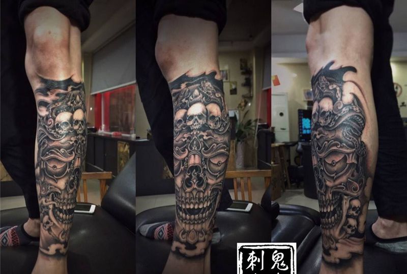 嘎巴拉纹身图片