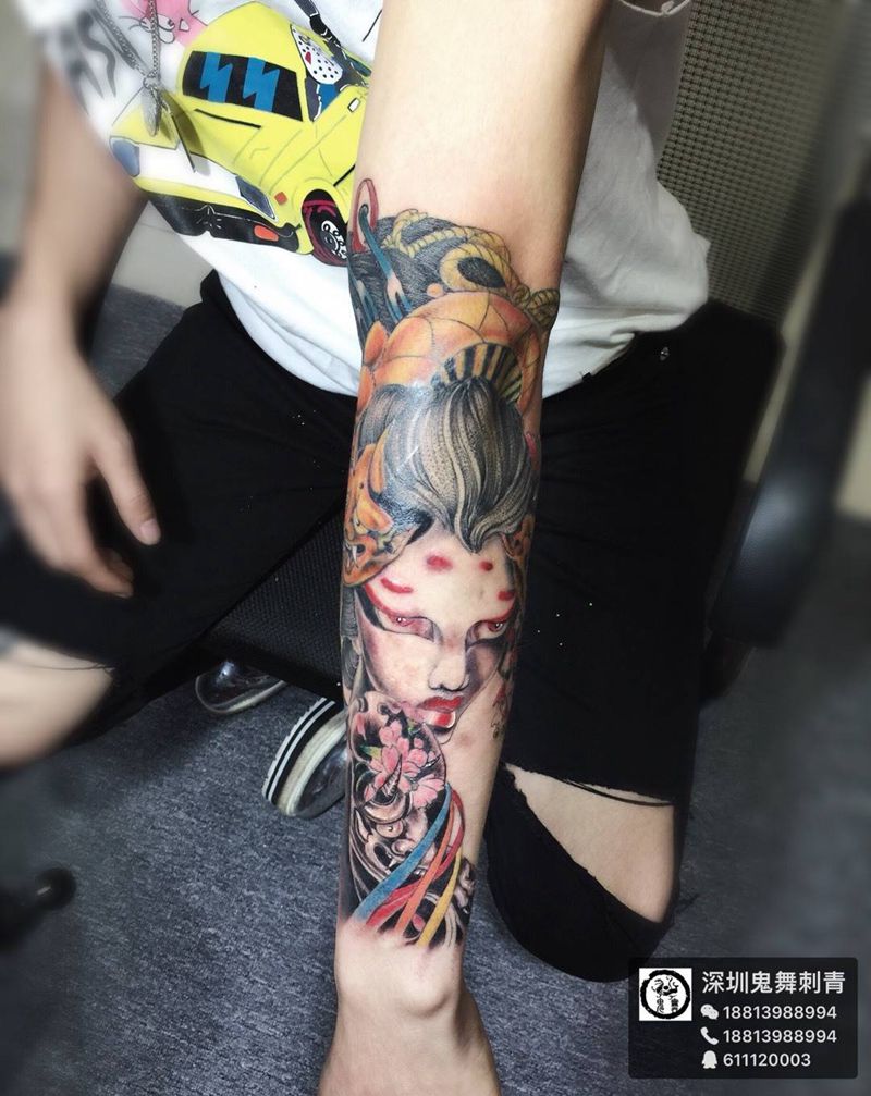 遮盖很多很多很多烟疤纹身图片
