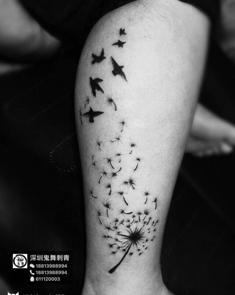 四海为家，浪迹天涯纹身图片