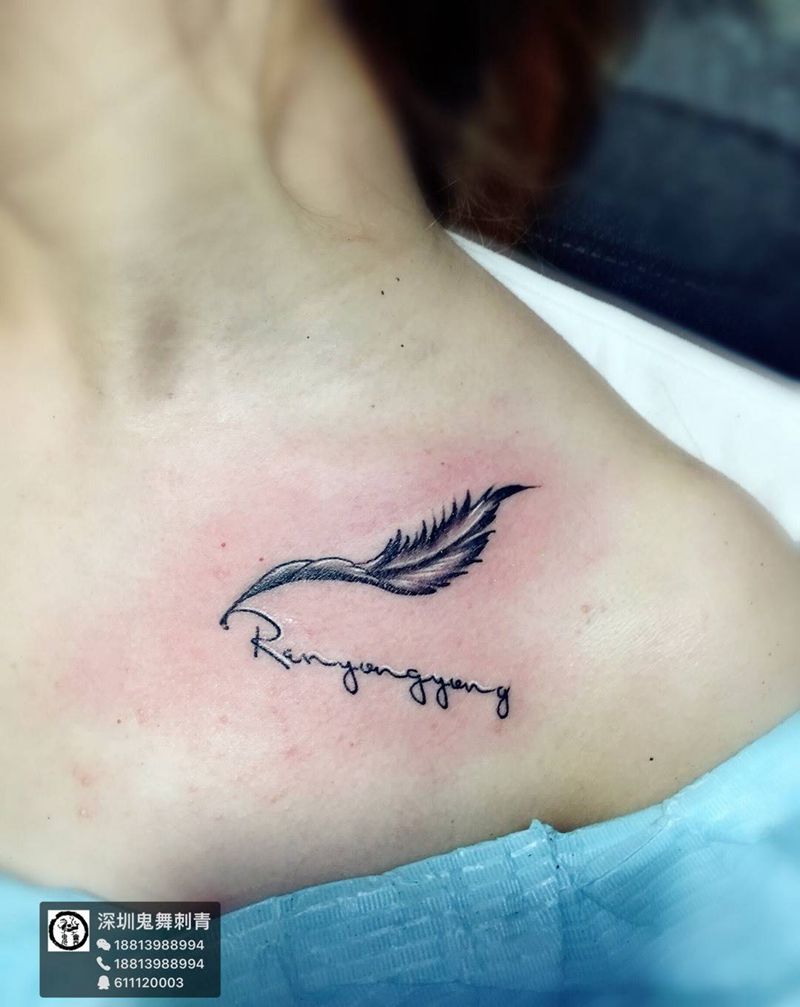 小清新纹身图片