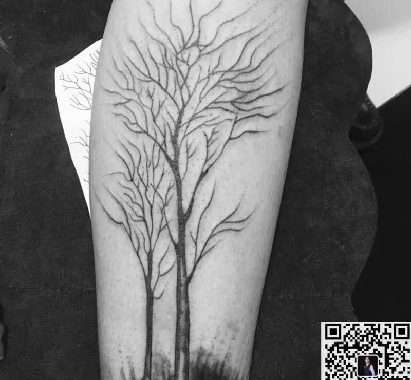 树纹身图片