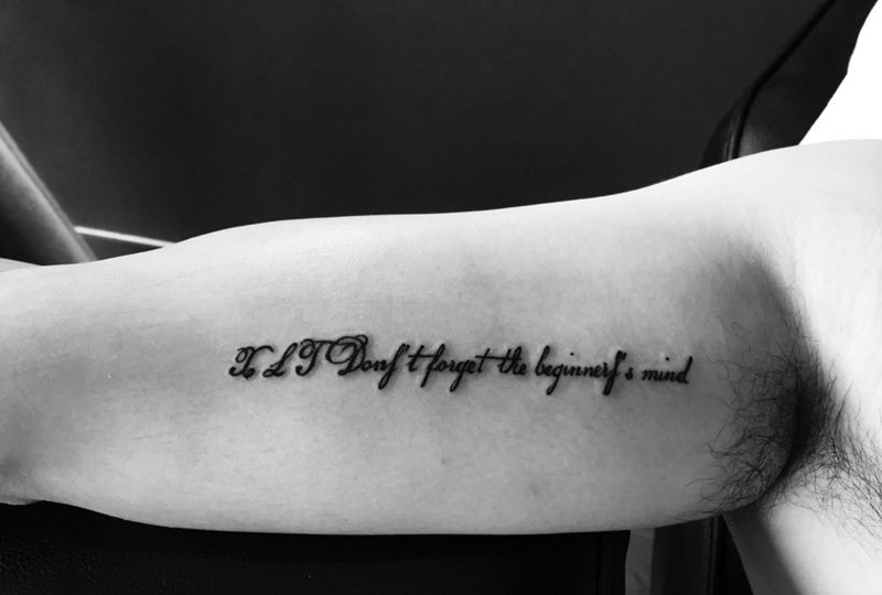 英文小字纹身图片